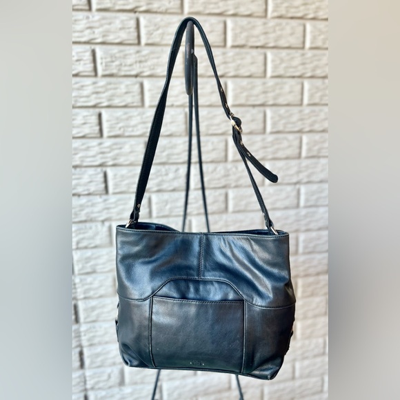 Beautiful Black Stone Mountain Pebble Leather - Picture 2 of 7